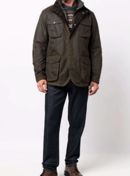 Barbour BARBOUR Ogston Waxed Cotton Jacket MSRP$625 Size US L / EU 52-54 / 3 - 6 Thumbnail