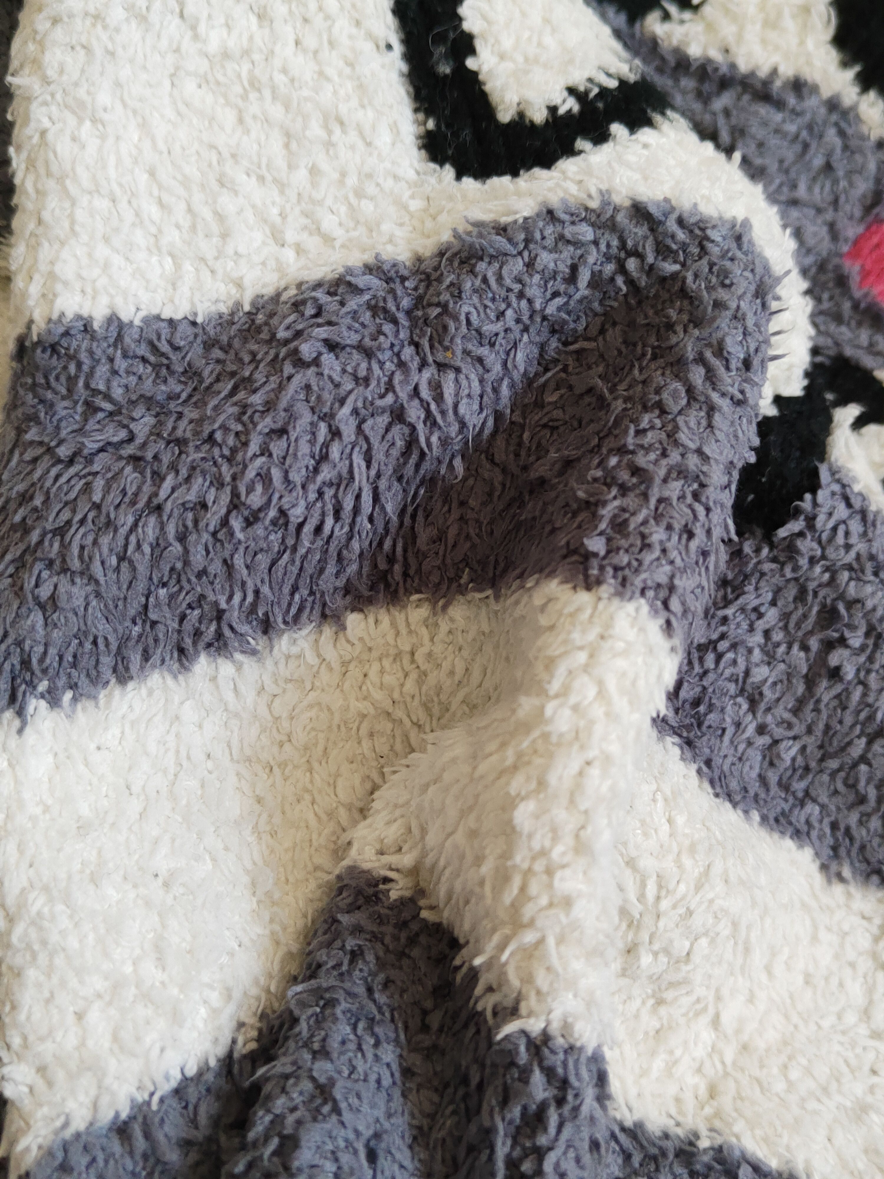 Japanese Brand × Other Spice Lip Gray stripe Shag Shaggy Fur Mohair Knitwear #S284 Size S / US 4 / IT 40 - 10 Thumbnail