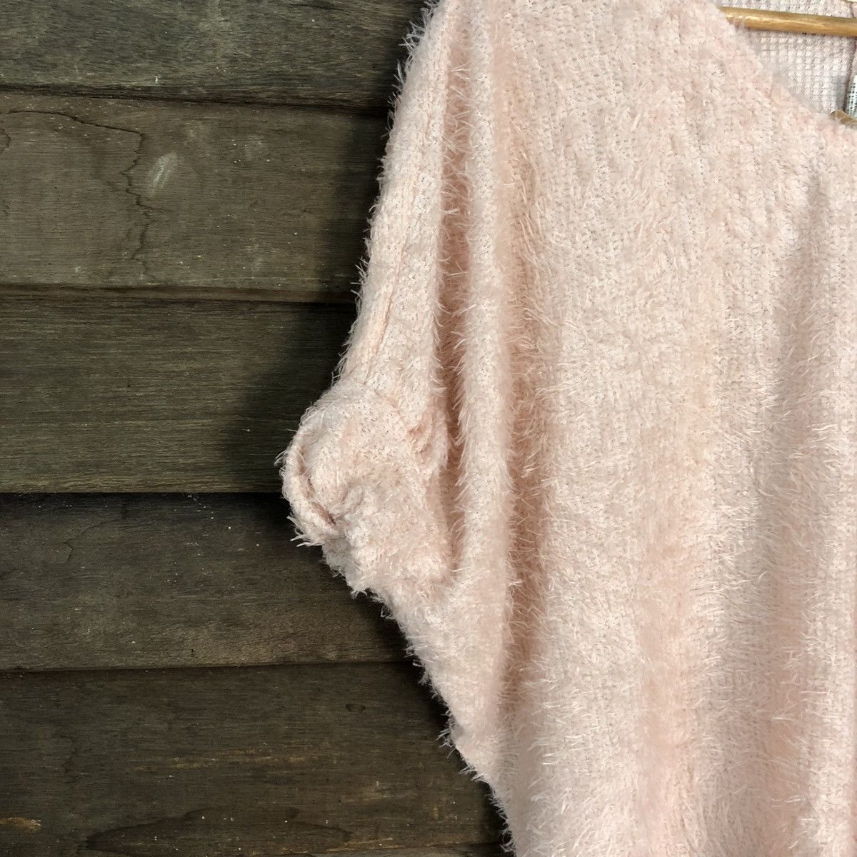 Homespun Knitwear × Japanese Brand TPS Pink Shag Shaggy Fur Mohair Knitwear #6996 Size M / US 6-8 / IT 42-44 - 4 Thumbnail