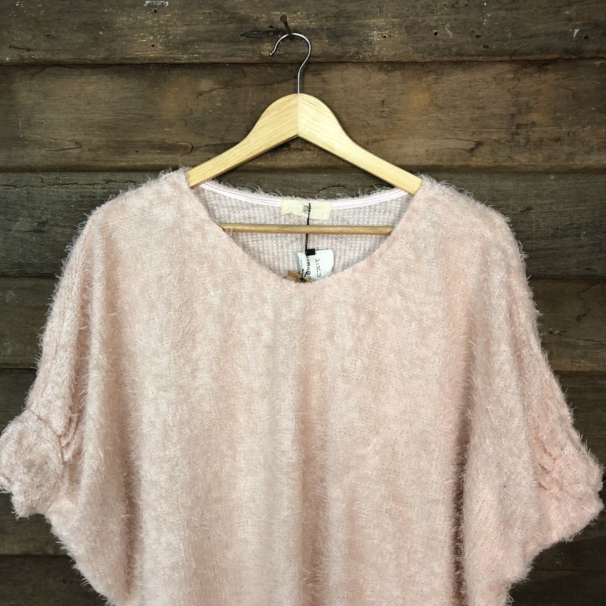 Homespun Knitwear × Japanese Brand TPS Pink Shag Shaggy Fur Mohair Knitwear #6996 Size M / US 6-8 / IT 42-44 - 2 Thumbnail