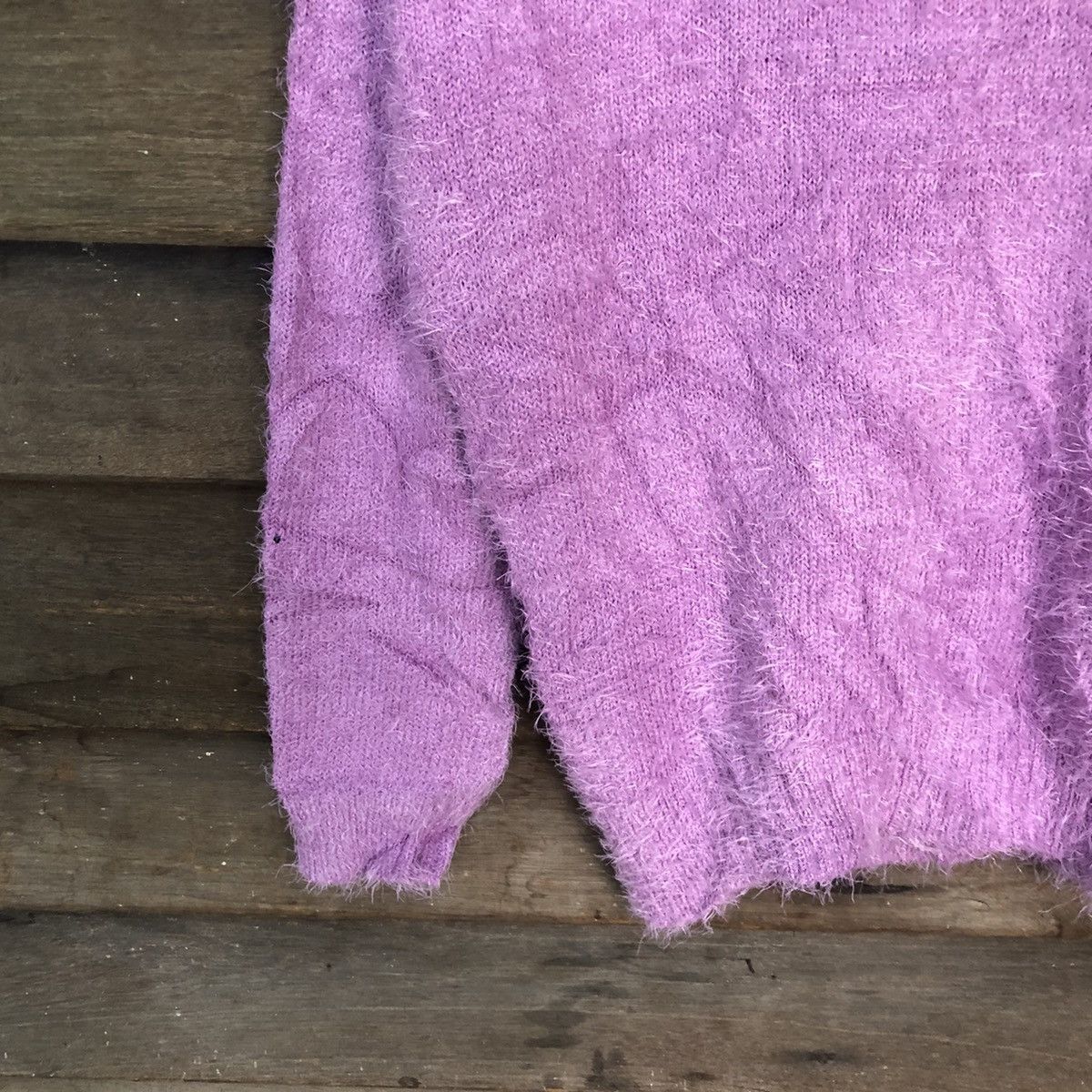 Vintage Japanese Brand Shag Shaggy Fur Mohair Knitwear #6966 Size S / US 4 / IT 40 - 4 Thumbnail