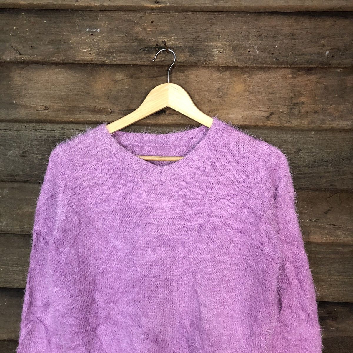 Vintage Japanese Brand Shag Shaggy Fur Mohair Knitwear #6966 Size S / US 4 / IT 40 - 2 Thumbnail