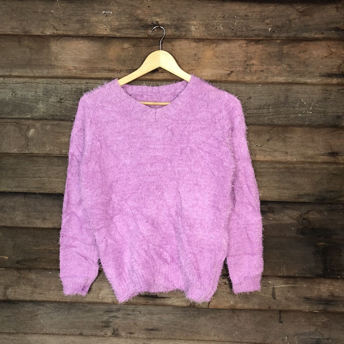 Vintage Japanese Brand Shag Shaggy Fur Mohair Knitwear #6966 Size S / US 4 / IT 40 - 1 Thumbnail