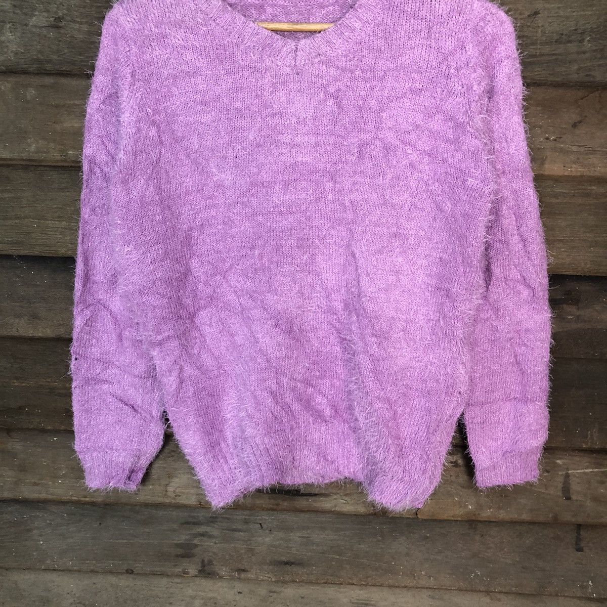 Vintage Japanese Brand Shag Shaggy Fur Mohair Knitwear #6966 Size S / US 4 / IT 40 - 3 Thumbnail