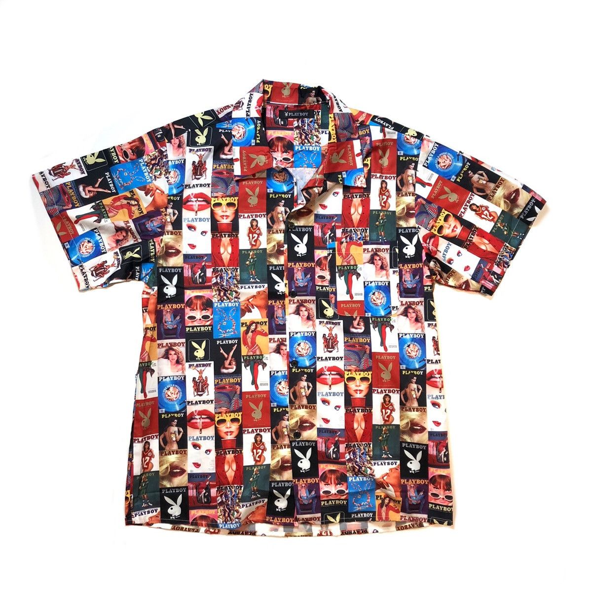 Vintage Playboy Magazine Cover Button Up Camp Shirt Grailed