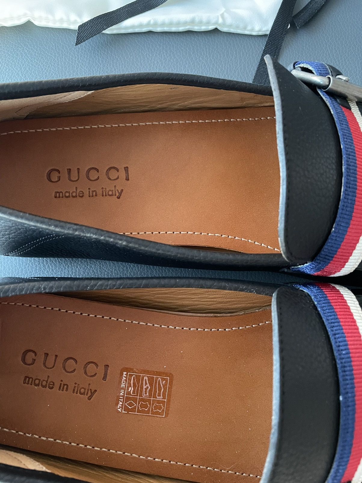 Gucci Rare Limited Super Runway Brand New Bee Leather Loafer Size US 10 / EU 43 - 9 Thumbnail