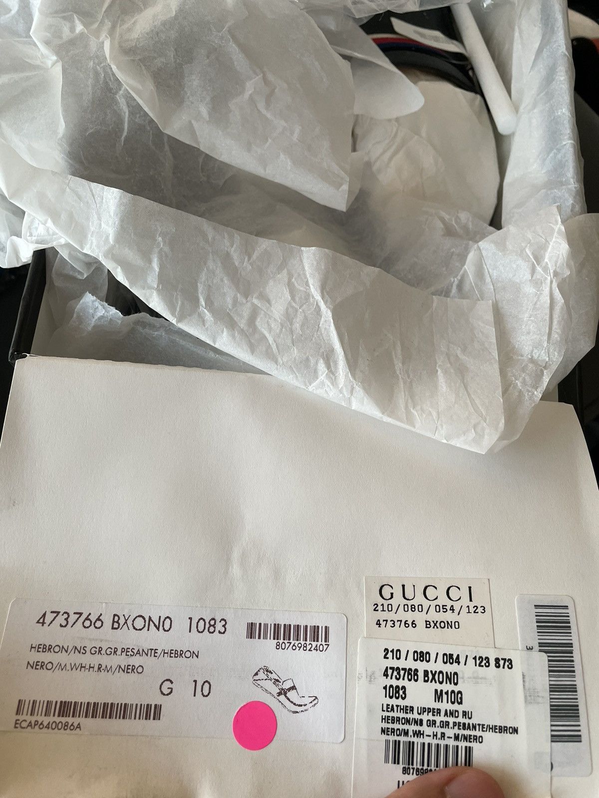 Gucci Rare Limited Super Runway Brand New Bee Leather Loafer Size US 10 / EU 43 - 6 Thumbnail