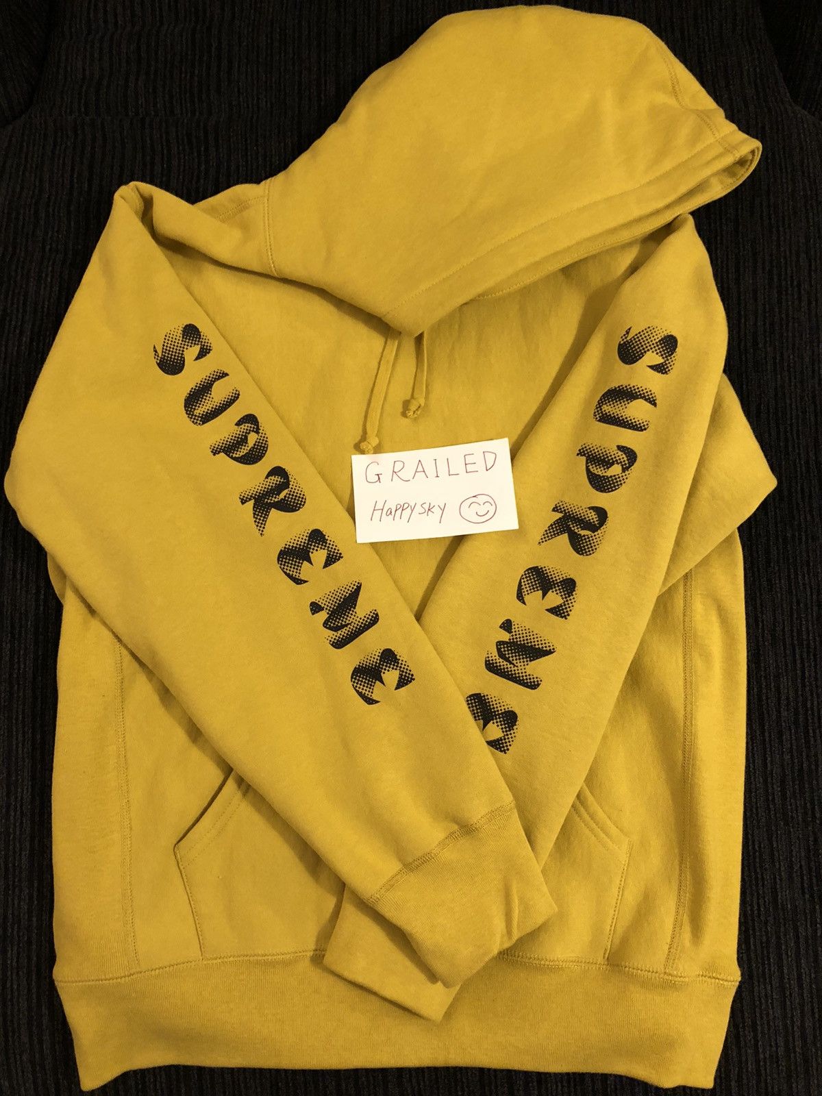 Supreme Supreme Gradient Sleeve Hoodie | Grailed