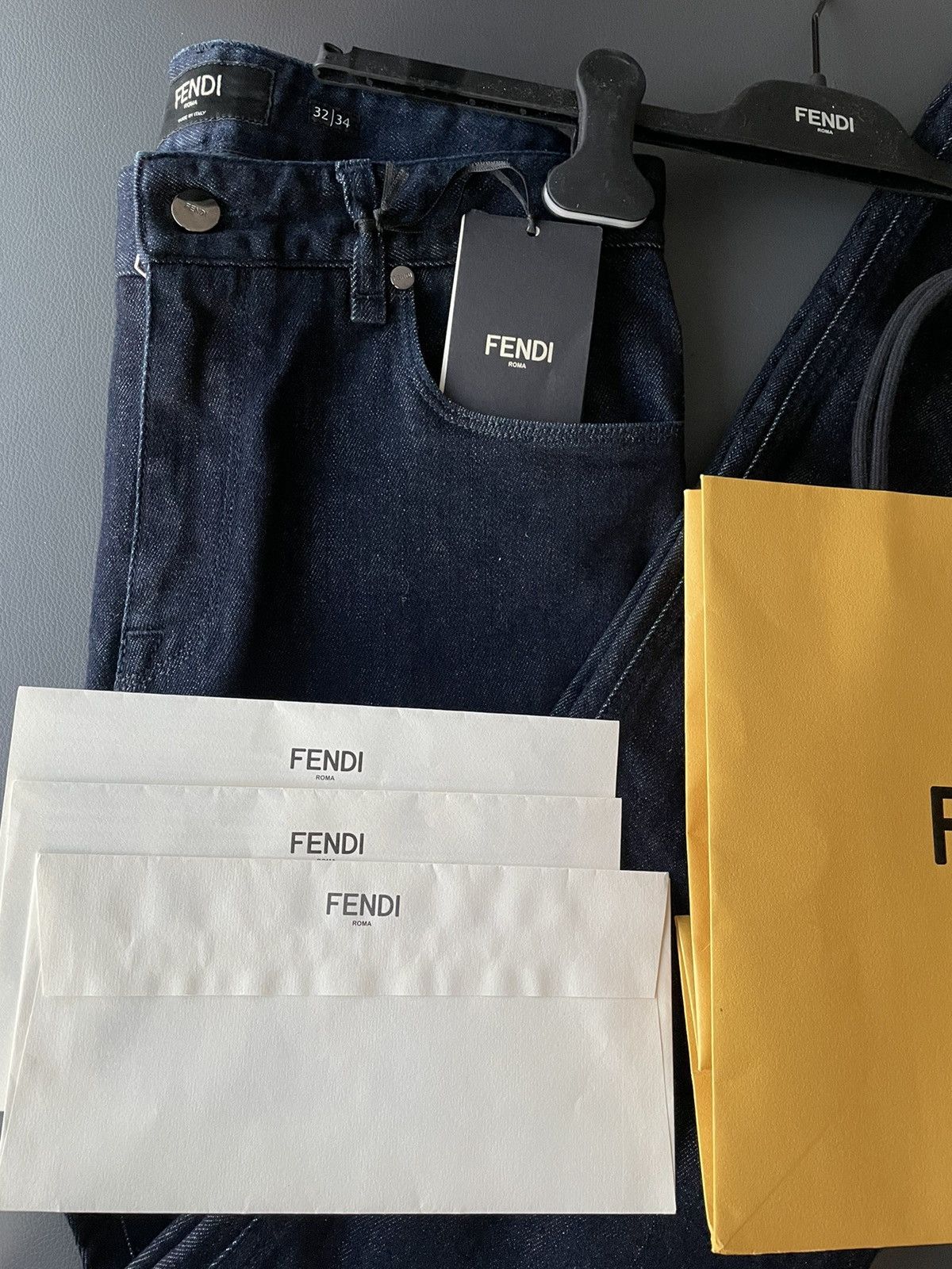 Fendi Super Runway FF Fendi Skinny Denim Jeans Size US 32 / EU 48 - 10 Thumbnail
