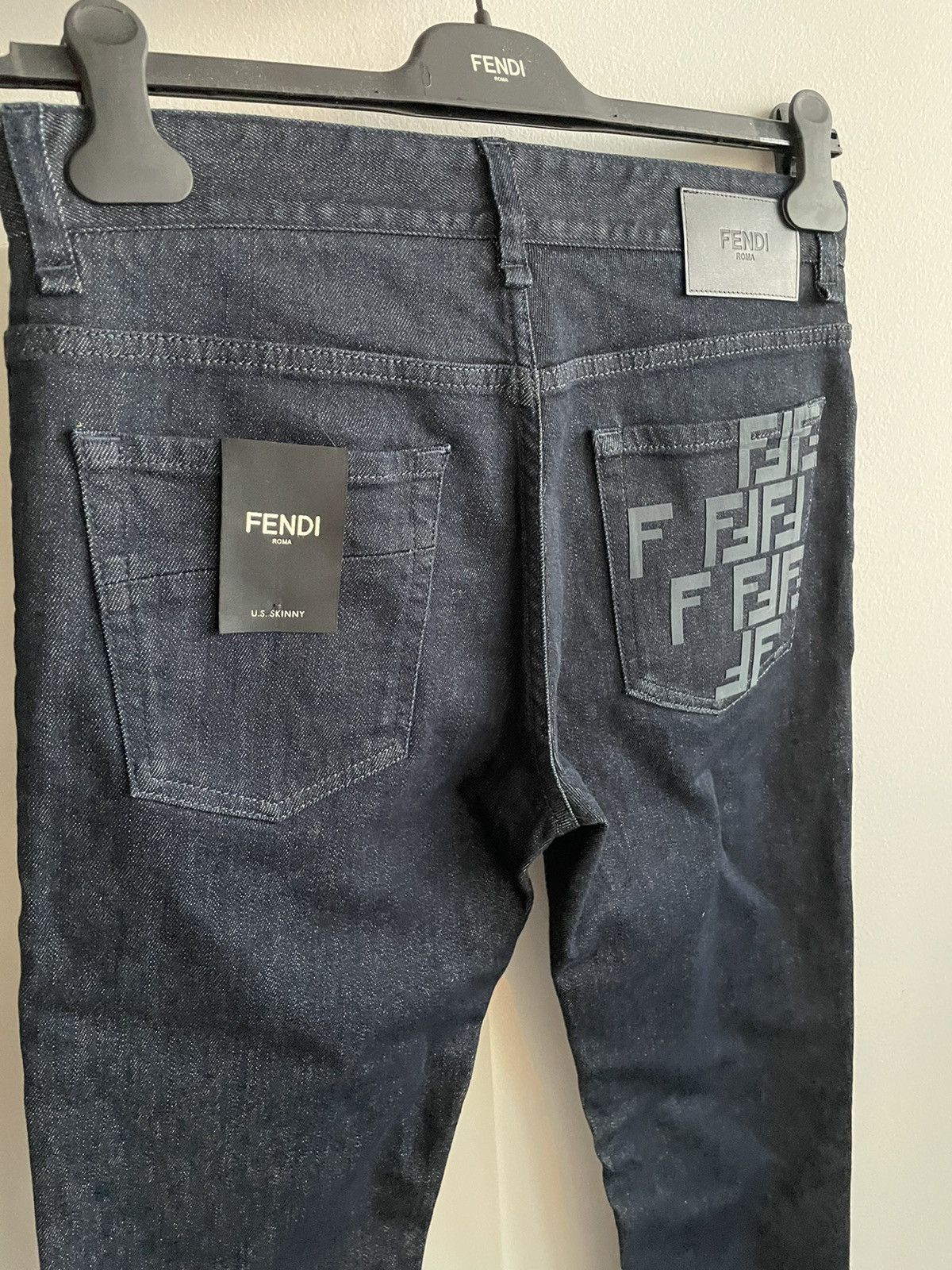 Fendi Super Runway FF Fendi Skinny Denim Jeans Size US 32 / EU 48 - 22 Thumbnail
