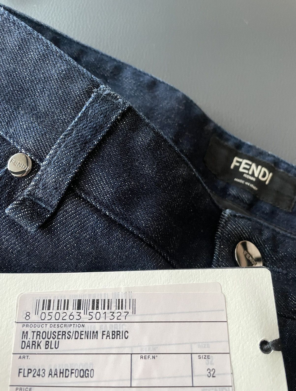 Fendi Super Runway FF Fendi Skinny Denim Jeans Size US 32 / EU 48 - 7 Thumbnail