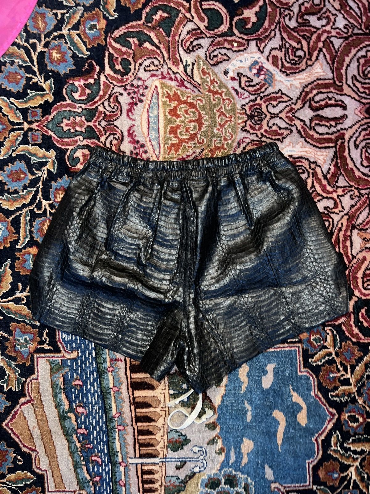Rick Owens Rick Owens Snakeskin F/W20 Bela Swim Boxer Shorts | Grailed