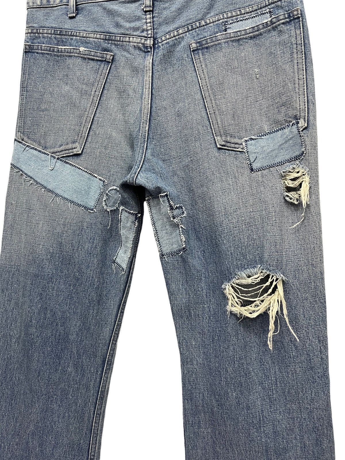 Kostas Murkudis Vintage INPAICHTHYS KERRI Thrashed Patchwork Flare Punk Rock Size US 32 / EU 48 - 9 Thumbnail