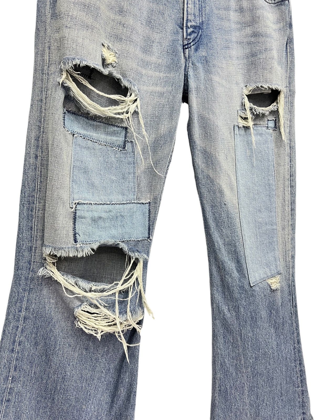 Kostas Murkudis Vintage INPAICHTHYS KERRI Thrashed Patchwork Flare Punk Rock Size US 32 / EU 48 - 4 Thumbnail