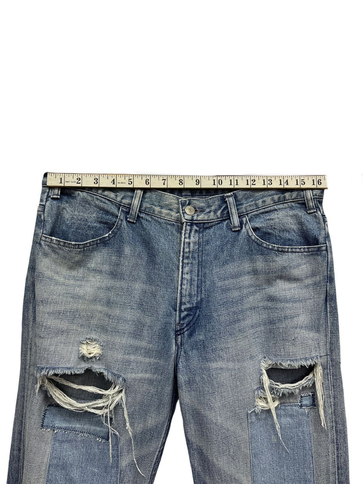 Kostas Murkudis Vintage INPAICHTHYS KERRI Thrashed Patchwork Flare Punk Rock Size US 32 / EU 48 - 14 Thumbnail