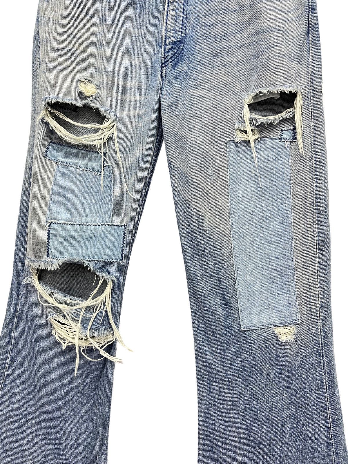 Kostas Murkudis Vintage INPAICHTHYS KERRI Thrashed Patchwork Flare Punk Rock Size US 32 / EU 48 - 3 Thumbnail