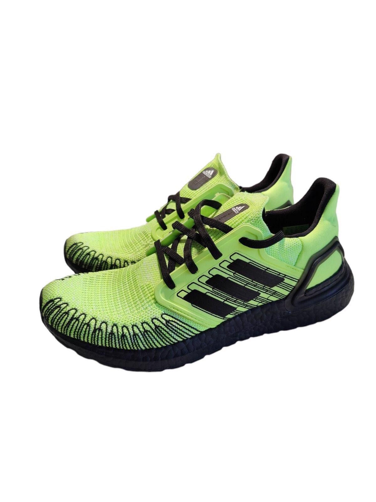 Adidas Adidas Ultra Boost 20 Men's Running Shoe Neon Signal Green Grailed