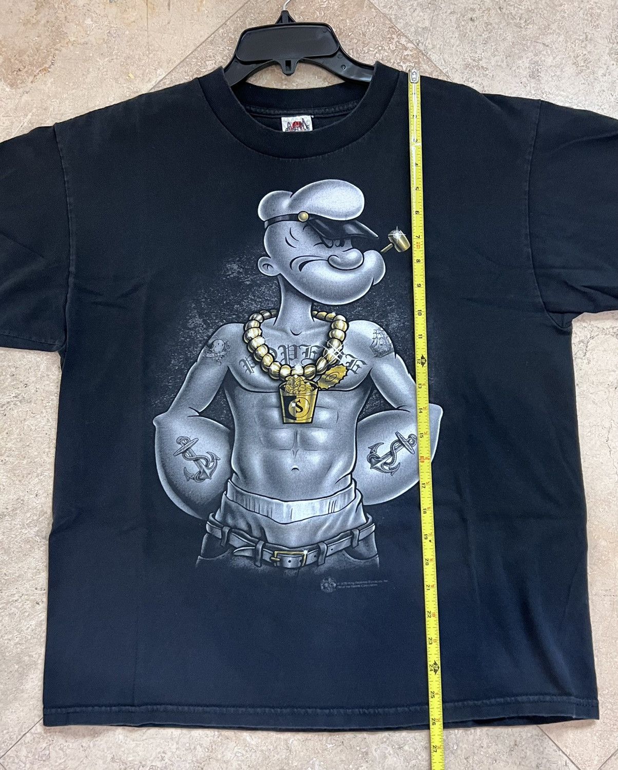 Cartoon Network × Vintage 2009 Popeye TShirt Size Large AlStyle Tag Size US L / EU 52-54 / 3 - 6 Thumbnail