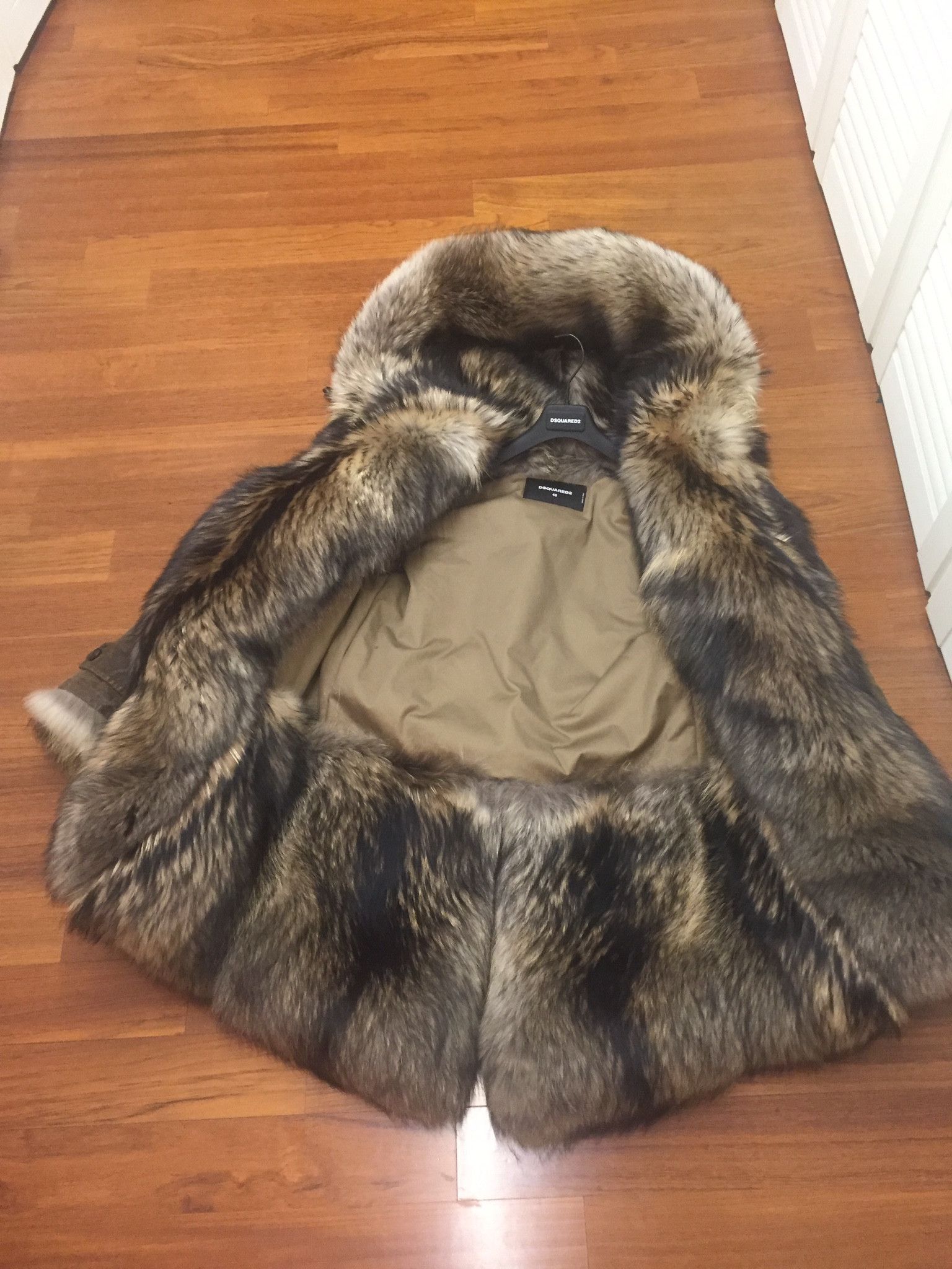 Dsquared2 15fw campaign main fur coat 46 | Grailed