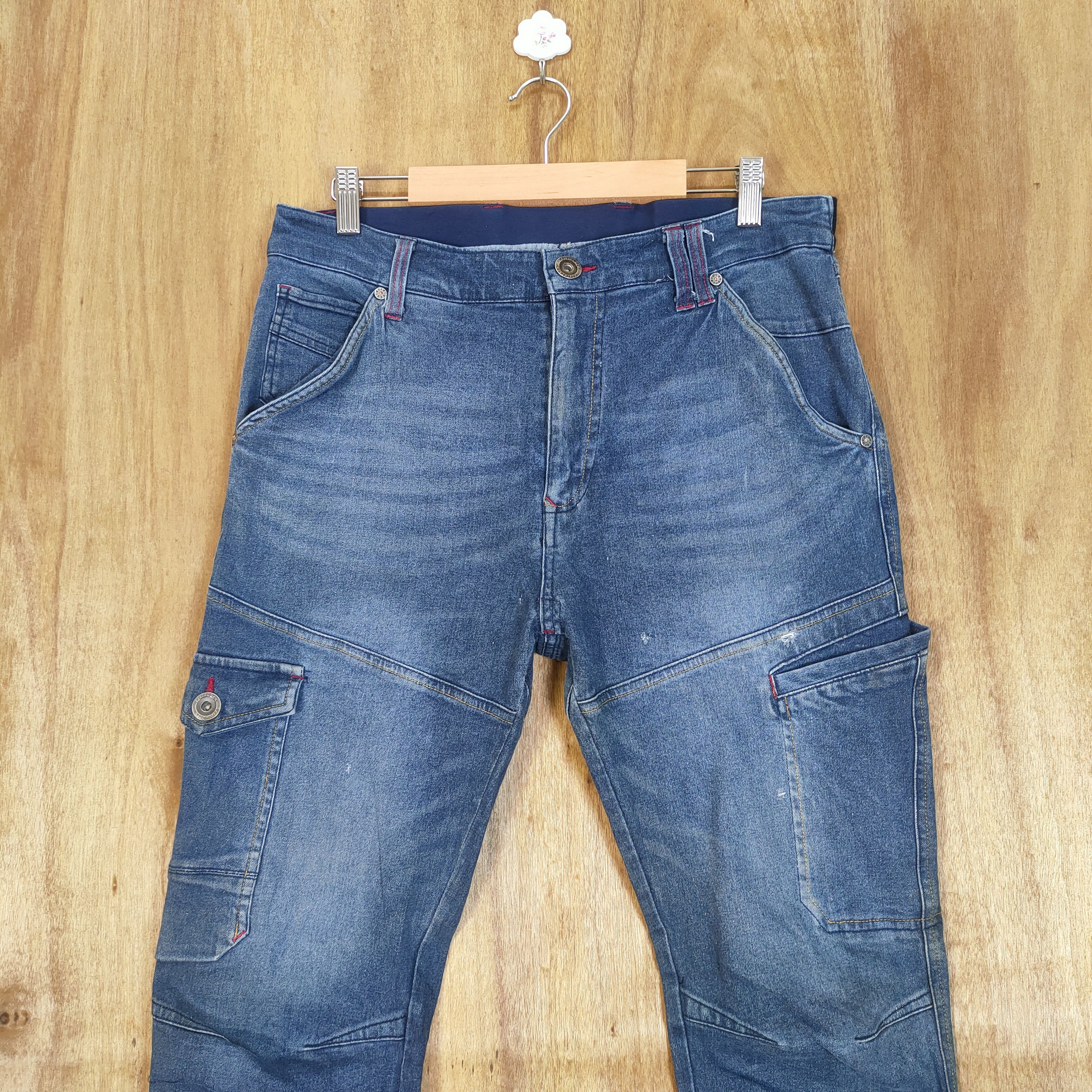 Japanese Brand × Voodoo Tactical JAPANESE BRAND FADED CARGO PANTS Size US 32 / EU 48 - 2 Thumbnail
