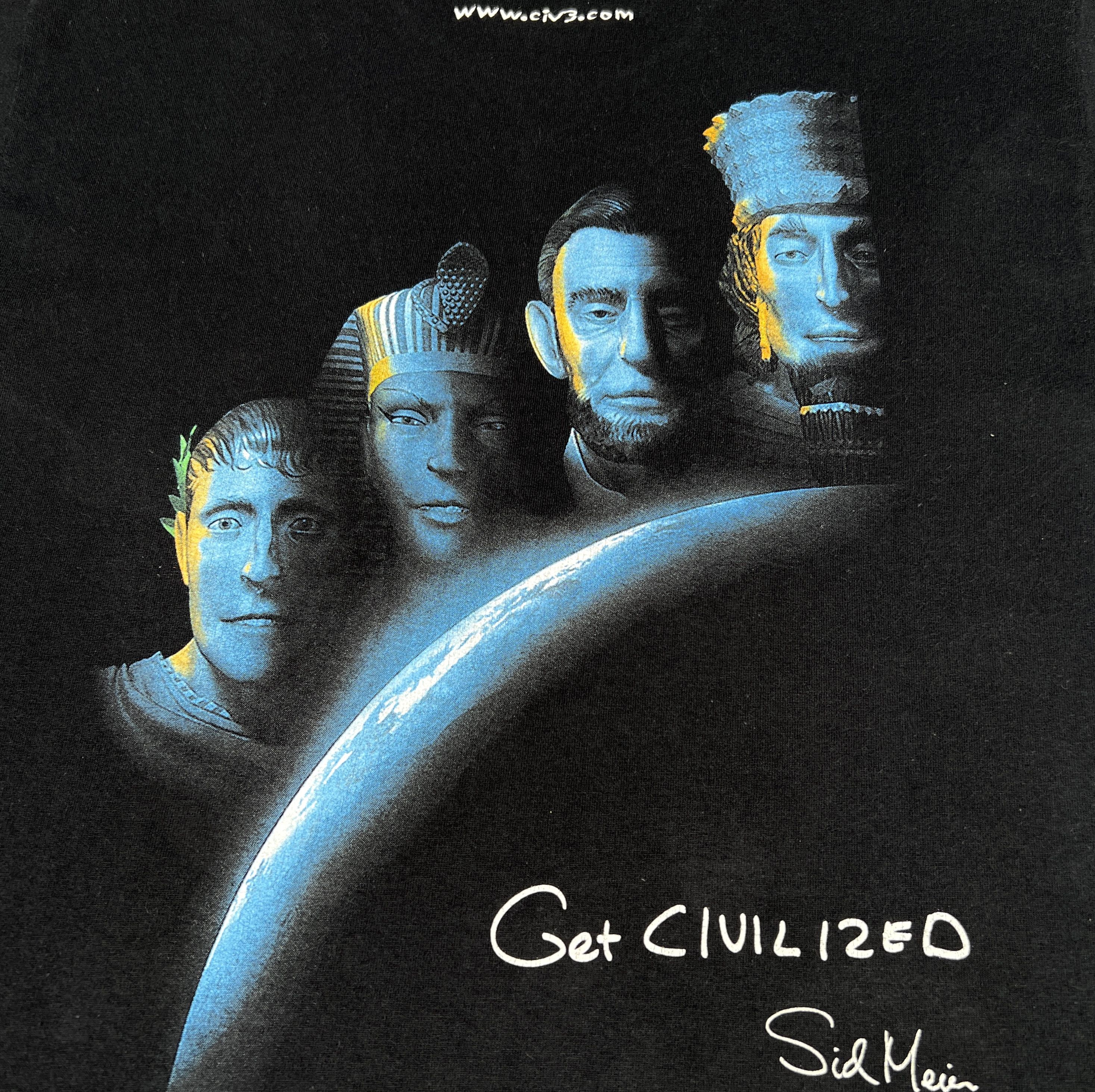 The Game Vintage 2001 Civilization III ‘Get Civilized’ Promo Shirt Size US XL / EU 56 / 4 - 6 Thumbnail