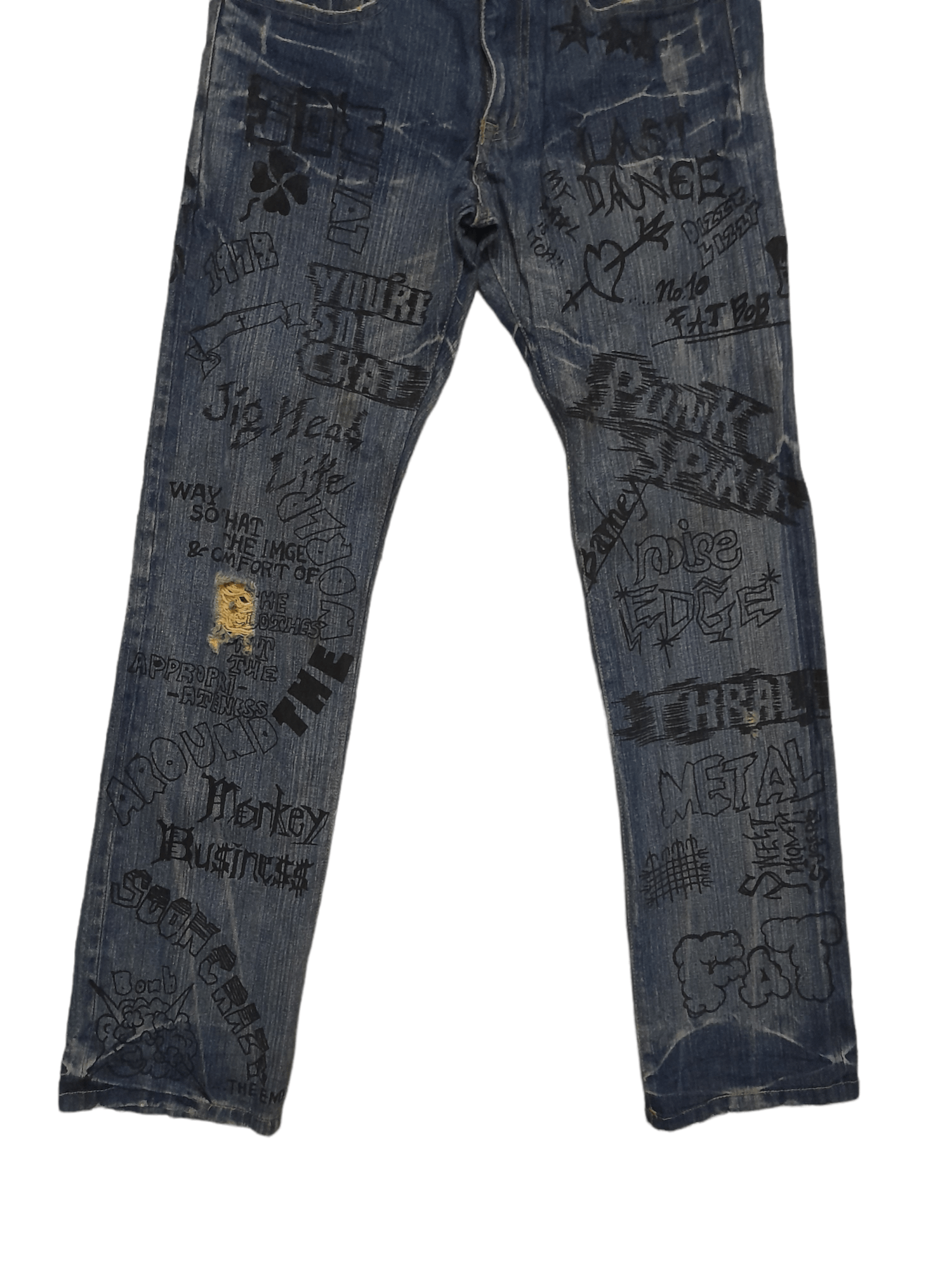 Seditionaries Distressed Punk Japan Denim (E322) w30 Size US 30 / EU 46 - 2 Thumbnail
