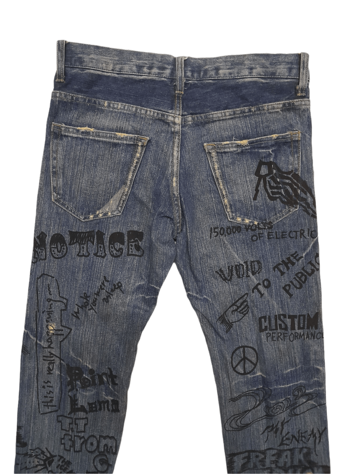 Seditionaries Distressed Punk Japan Denim (E322) w30 Size US 30 / EU 46 - 8 Thumbnail