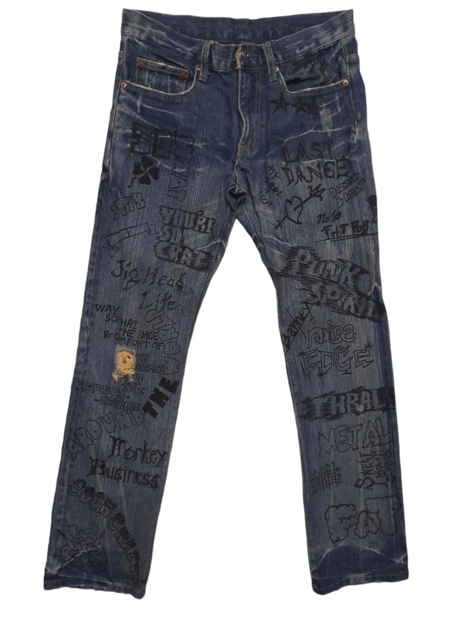 Seditionaries Distressed Punk Japan Denim (E322) w30 Size US 30 / EU 46 - 1 Thumbnail