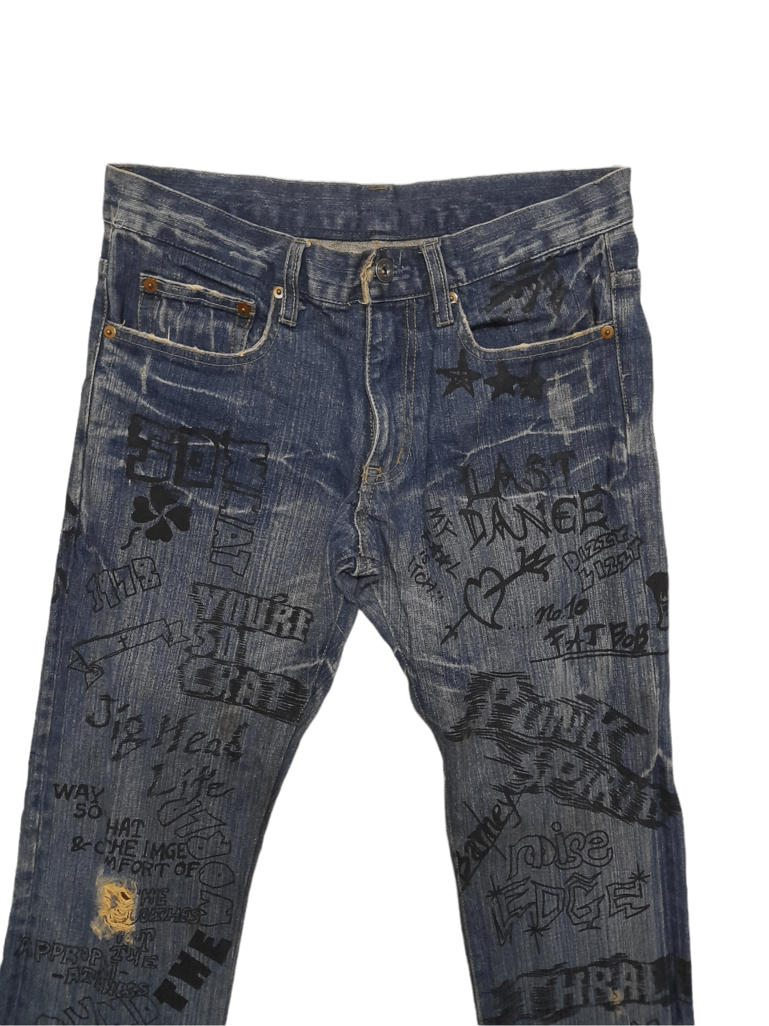 Seditionaries Distressed Punk Japan Denim (E322) w30 Size US 30 / EU 46 - 3 Thumbnail