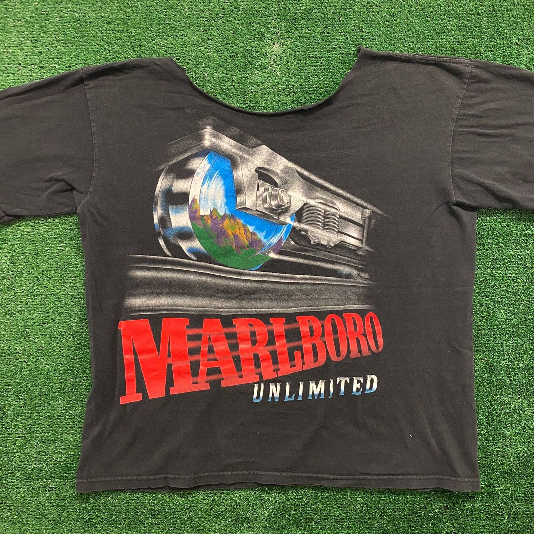 Marlboro Marlboro Unlimited Train Vintage 90s T-Shirt Size US XL / EU 56 / 4 - 3 Thumbnail