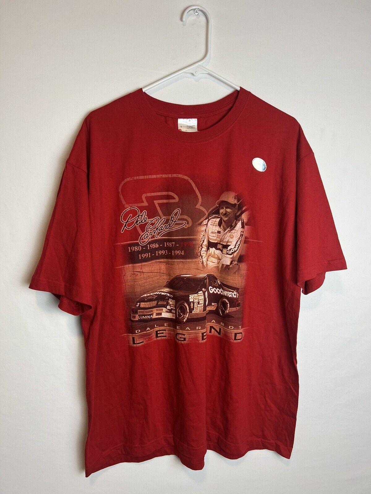 Chase Authentics Chase Authentic Dale Earnhardt Sr Racing Legend Red T ...