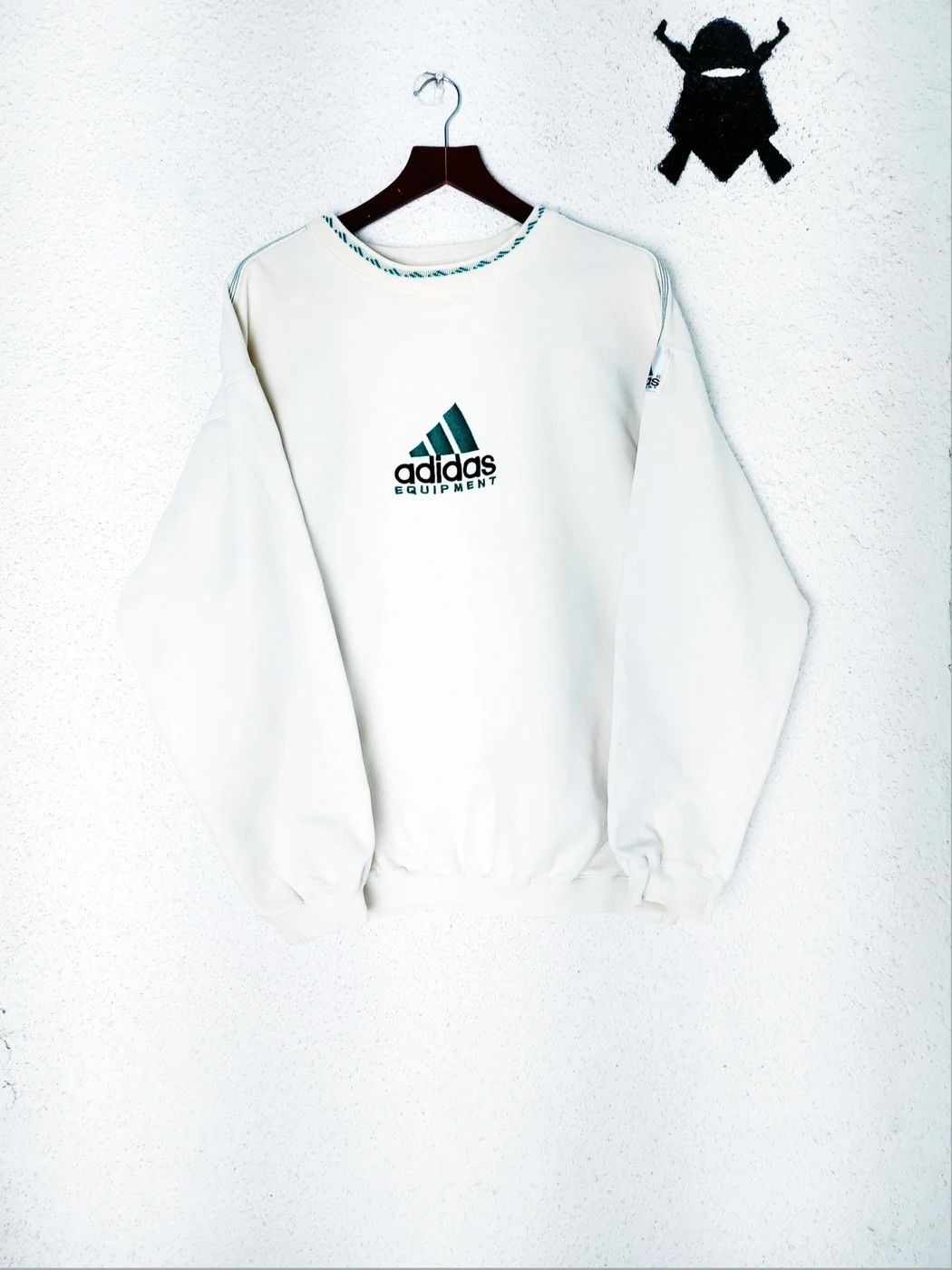 VINTAGE ADIDAS EQUIPMENT LOGO SWEATSHIRT L LARGE