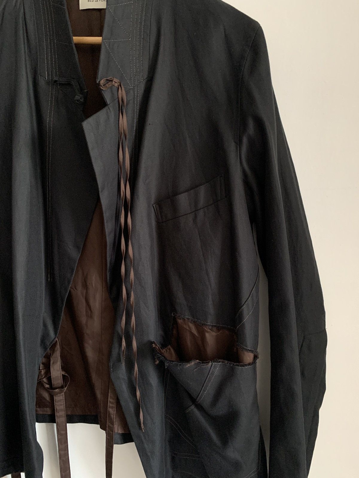 Bed j.w. Ford Rare Poetik Ribbon Strap Blazer 46 48jacket boxy cropped Size US S / EU 44-46 / 1 - 3 Thumbnail