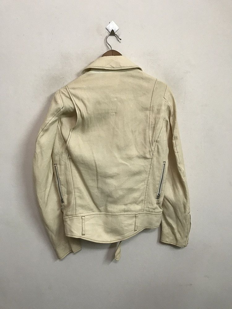 ADAM ET ROPE LINEN moto ann demeulemeester style jacket yohji bomber Size US M / EU 48-50 / 2 - 6 Thumbnail