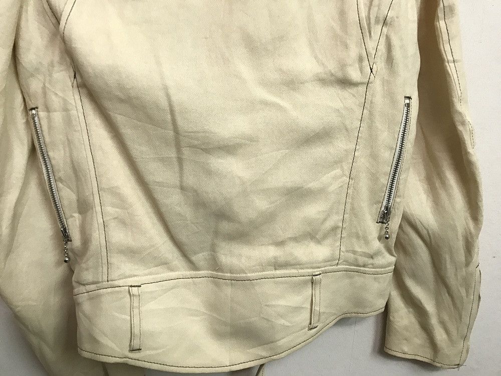 ADAM ET ROPE LINEN moto ann demeulemeester style jacket yohji bomber Size US M / EU 48-50 / 2 - 7 Thumbnail