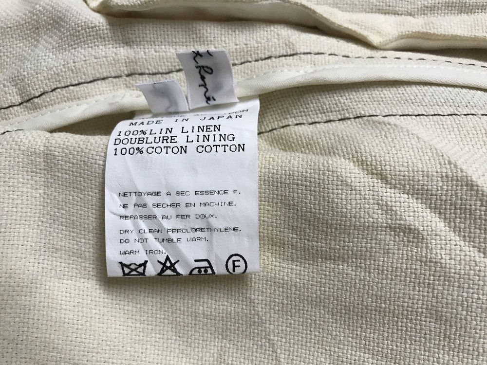 ADAM ET ROPE LINEN moto ann demeulemeester style jacket yohji bomber Size US M / EU 48-50 / 2 - 12 Thumbnail