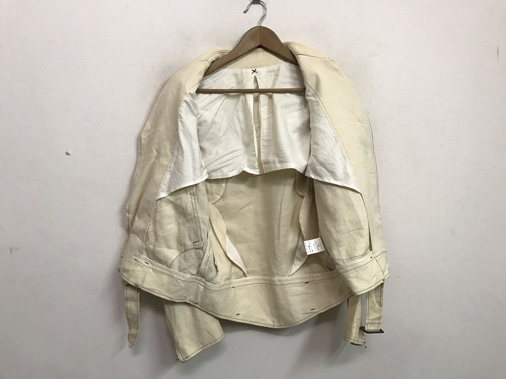 ADAM ET ROPE LINEN moto ann demeulemeester style jacket yohji bomber Size US M / EU 48-50 / 2 - 9 Thumbnail