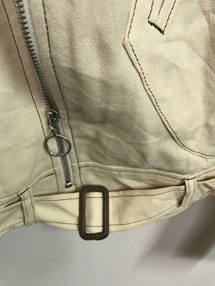 ADAM ET ROPE LINEN moto ann demeulemeester style jacket yohji bomber Size US M / EU 48-50 / 2 - 5 Thumbnail