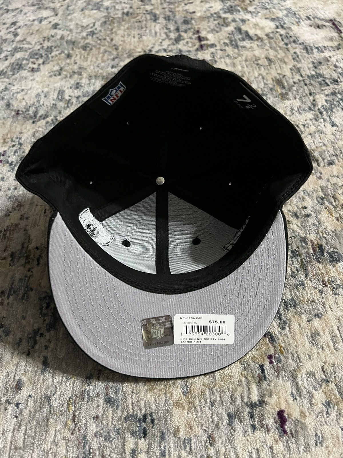 Just Don × New Era Just Don Raiders Fitter Hat 7 3/4 Size ONE SIZE - 2 Thumbnail