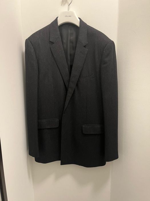 Celine Gray Wool Blazer