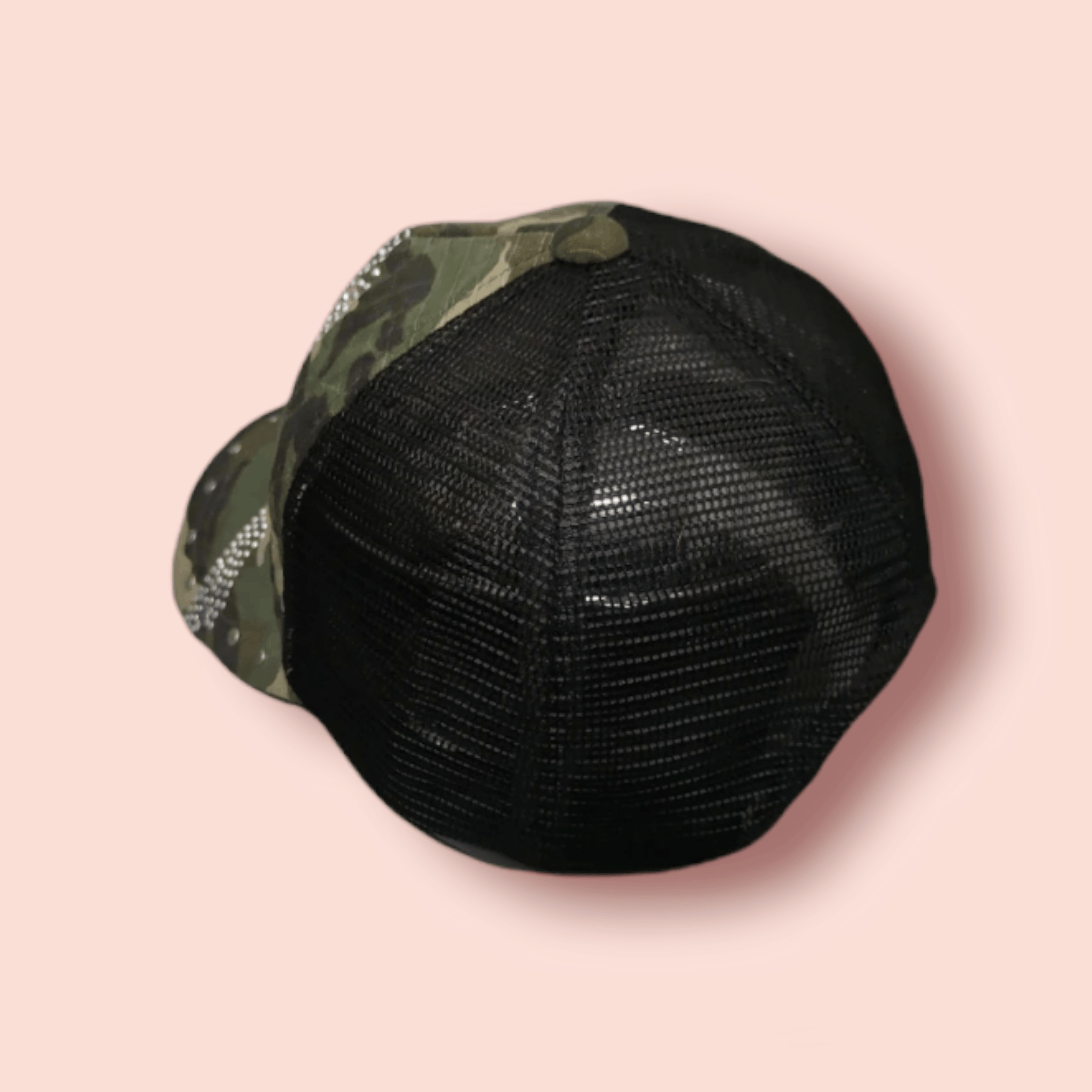 Seditionaries STUDDED SKULL & BONES CAMO TRUCKER SNAPBACK Size ONE SIZE - 9 Thumbnail