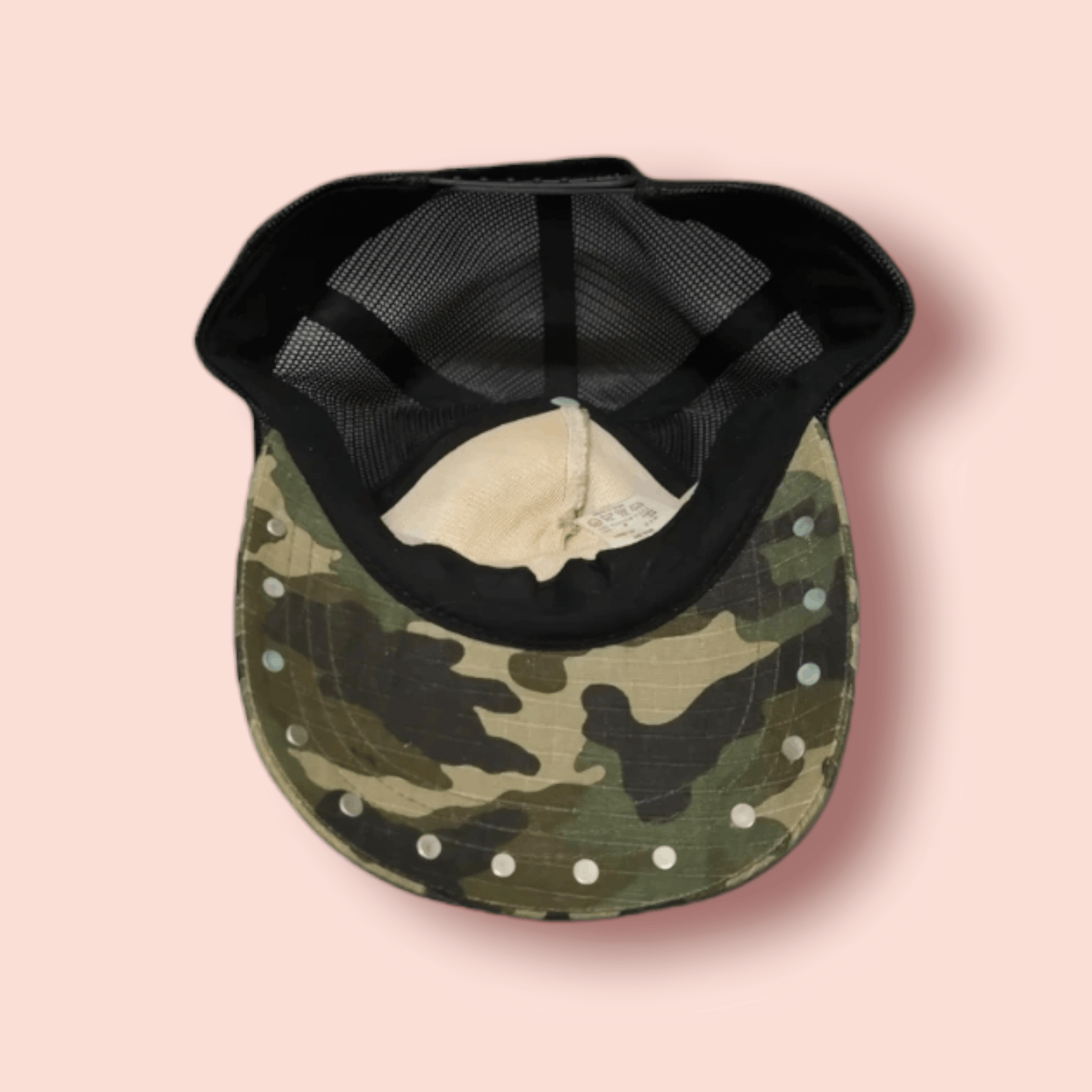 Seditionaries STUDDED SKULL & BONES CAMO TRUCKER SNAPBACK Size ONE SIZE - 15 Thumbnail