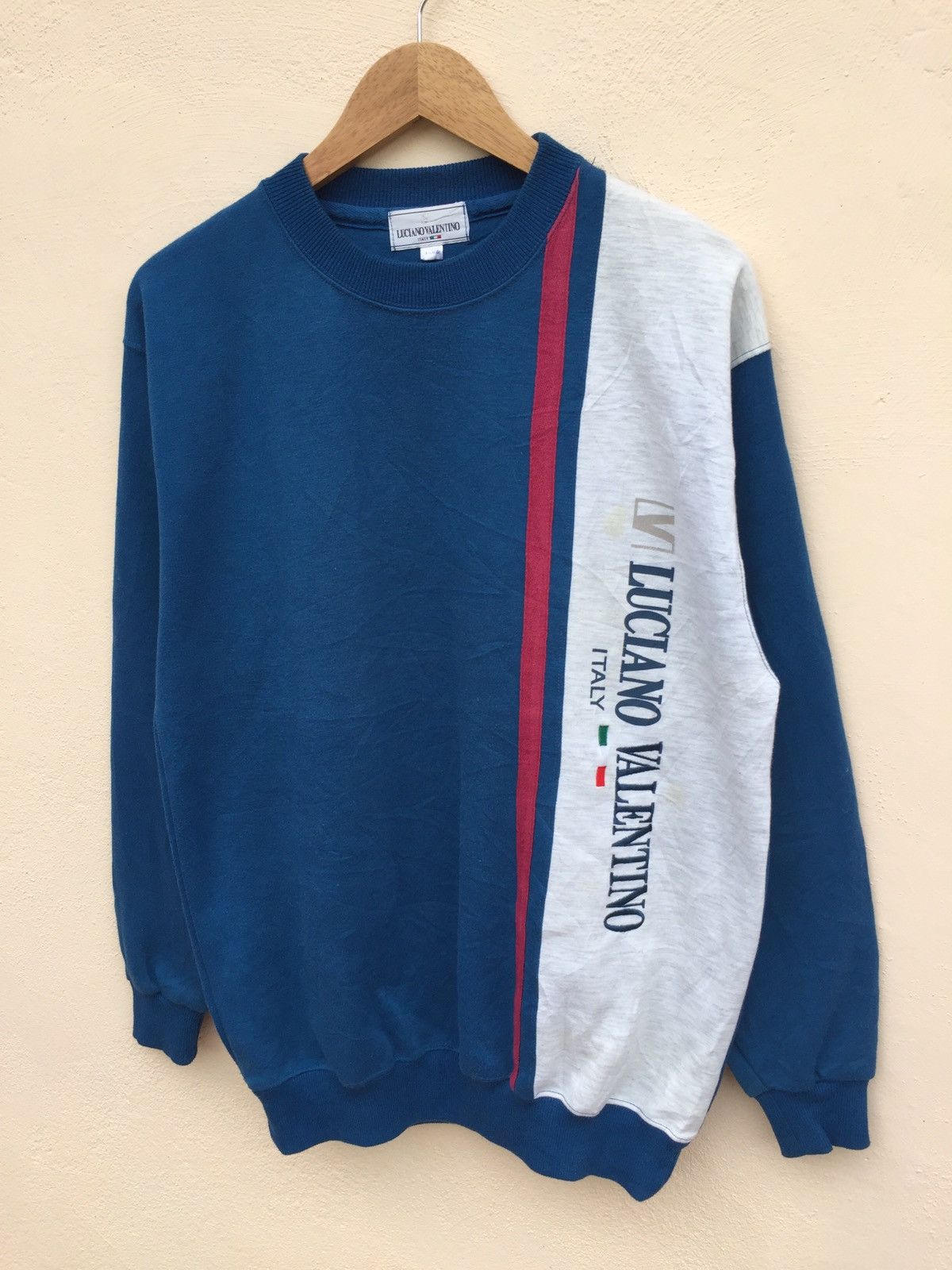 Valentino Vintage Luciano Valentino Italy Sweatshirt Size US XL / EU 56 / 4 - 2 Thumbnail