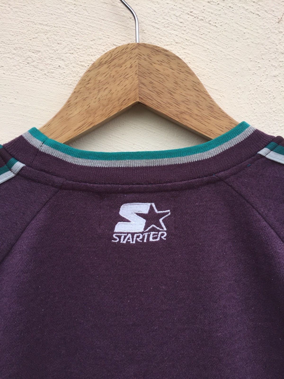 NHL Vintage Stater The Mighty Ducks Raglan Sweatshirt Size US S / EU 44-46 / 1 - 5 Thumbnail