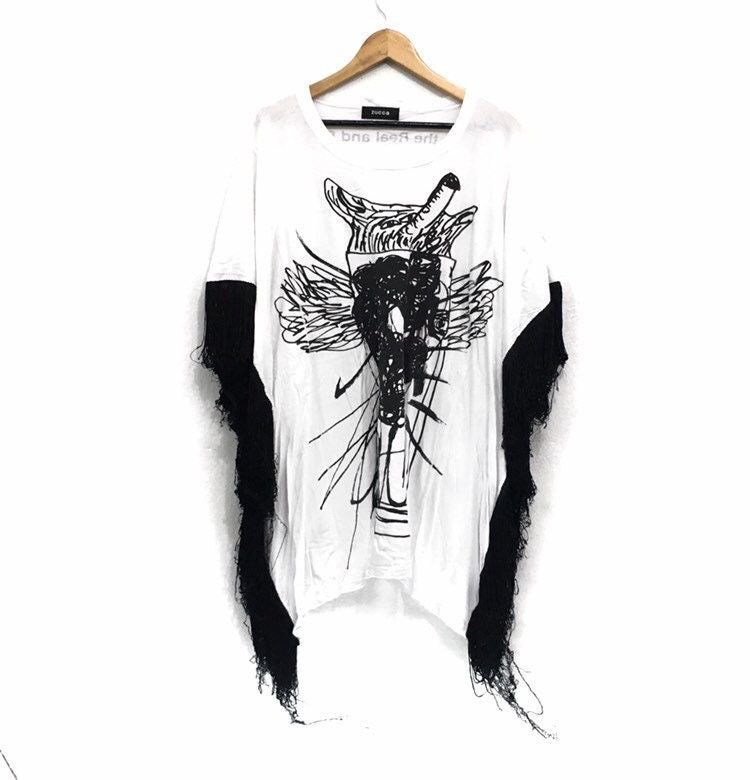 ZUCCA Crewneck Sleeveless Nice Design Big Logo Spell Out