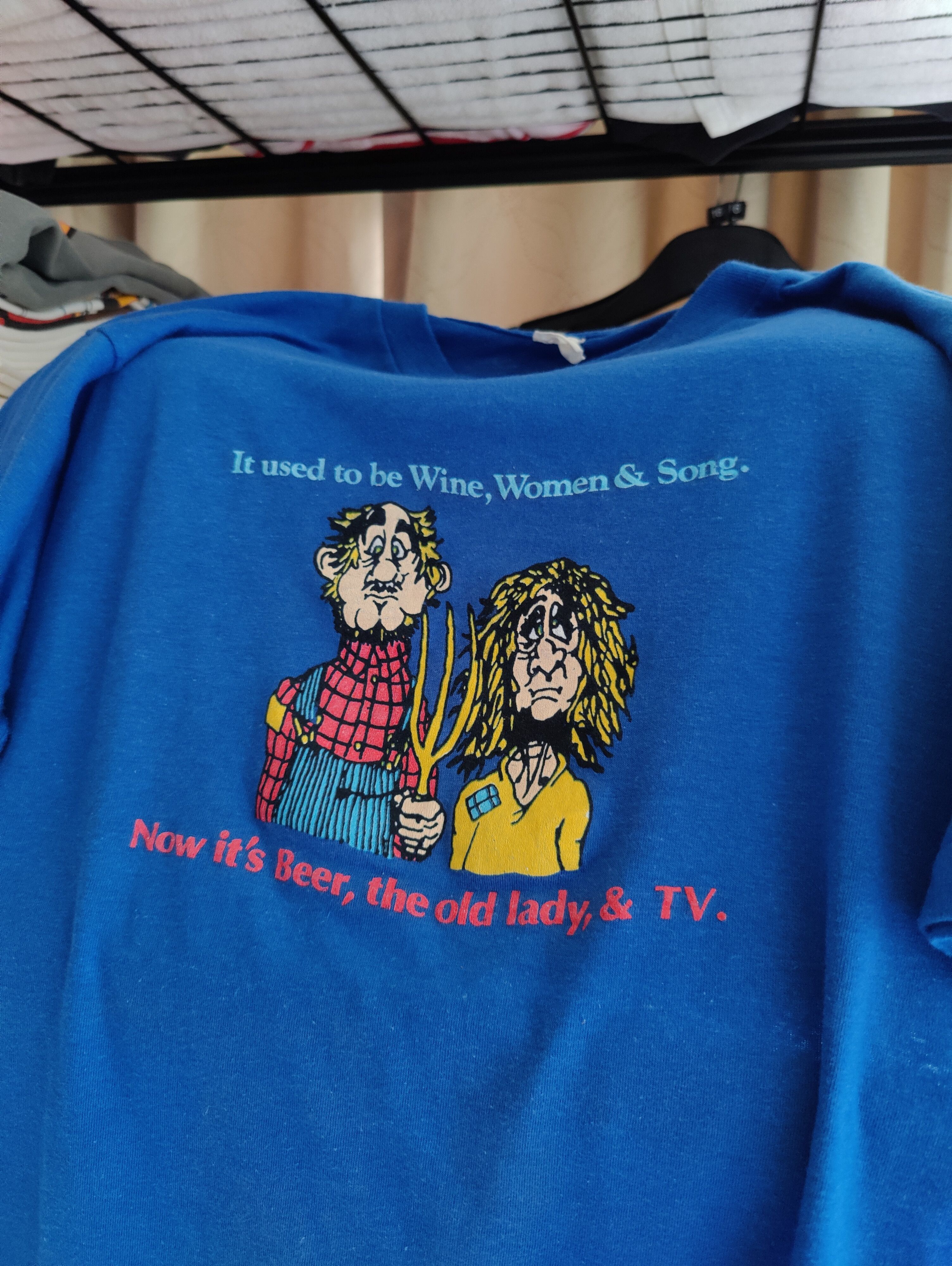 Vintage vtg80s American Gothic Parody Size US L / EU 52-54 / 3 - 1 Thumbnail