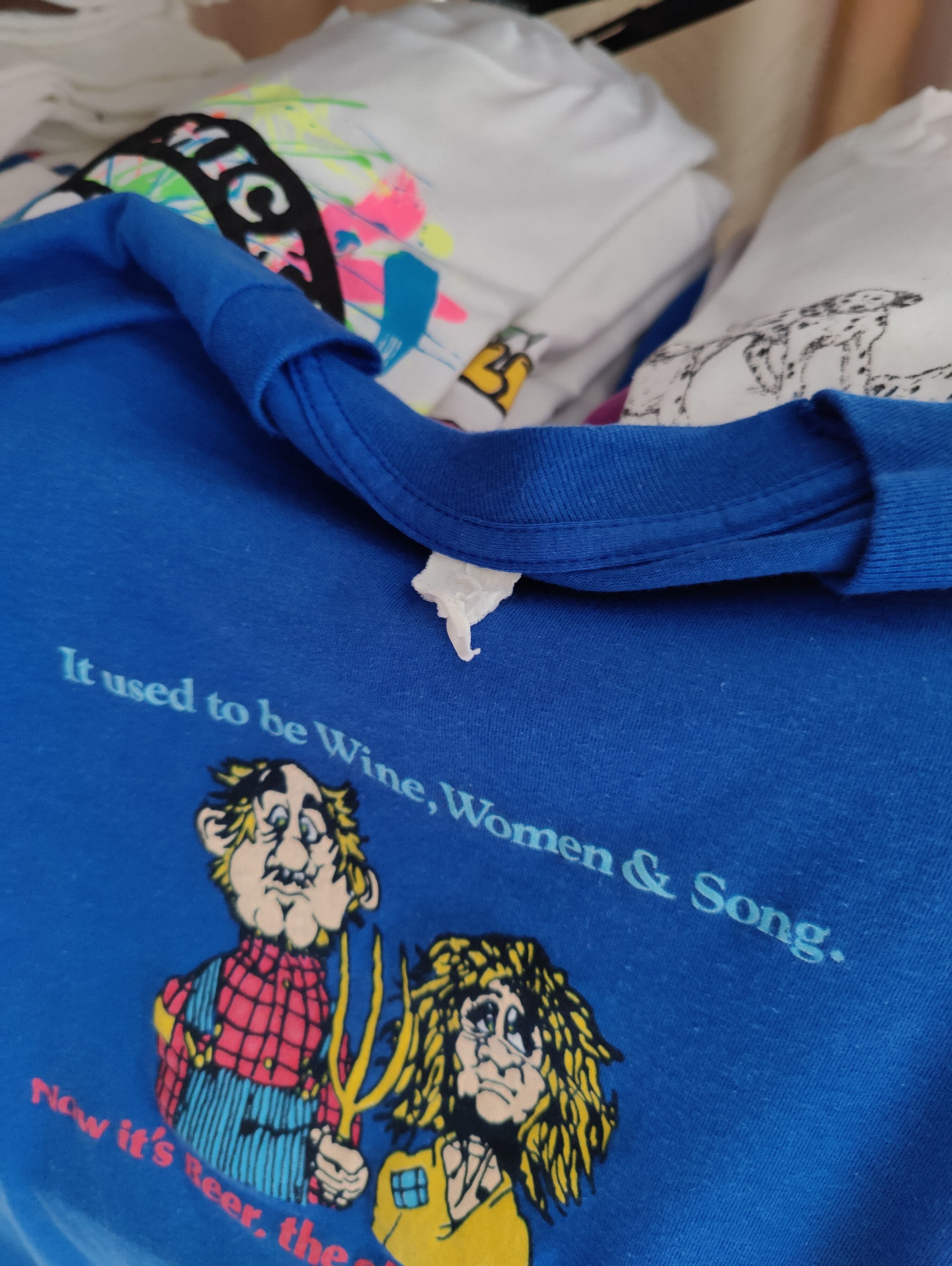 Vintage vtg80s American Gothic Parody Size US L / EU 52-54 / 3 - 4 Thumbnail