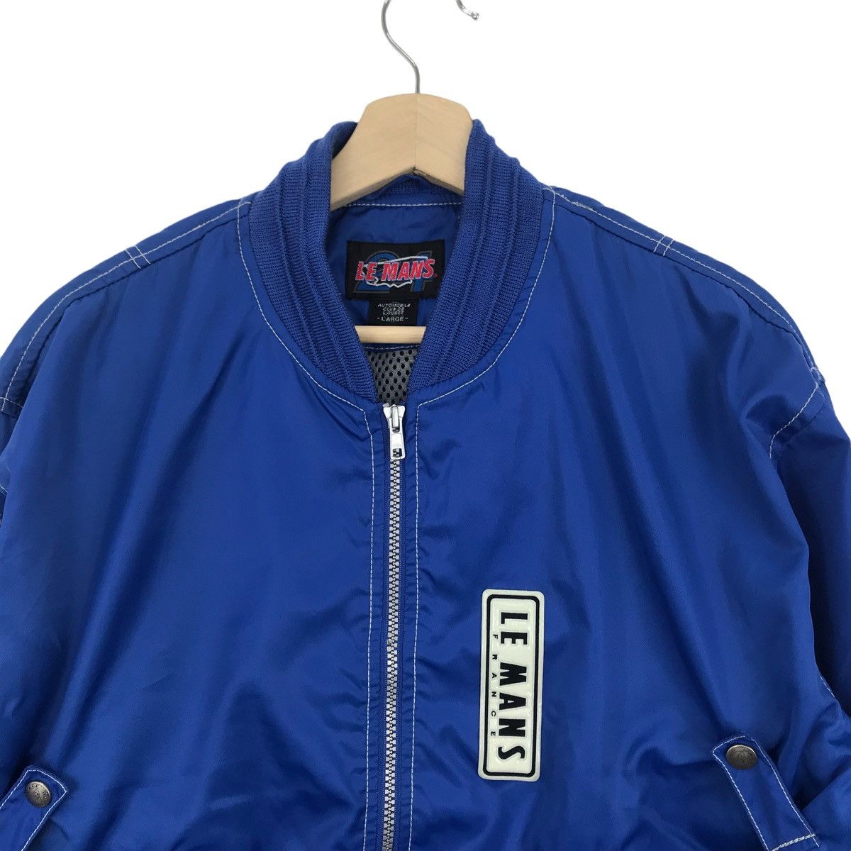 Sports Specialties × Vintage Vintage 90s LE MANS FRANCE Light Jacket Racing Team Size US L / EU 52-54 / 3 - 2 Thumbnail