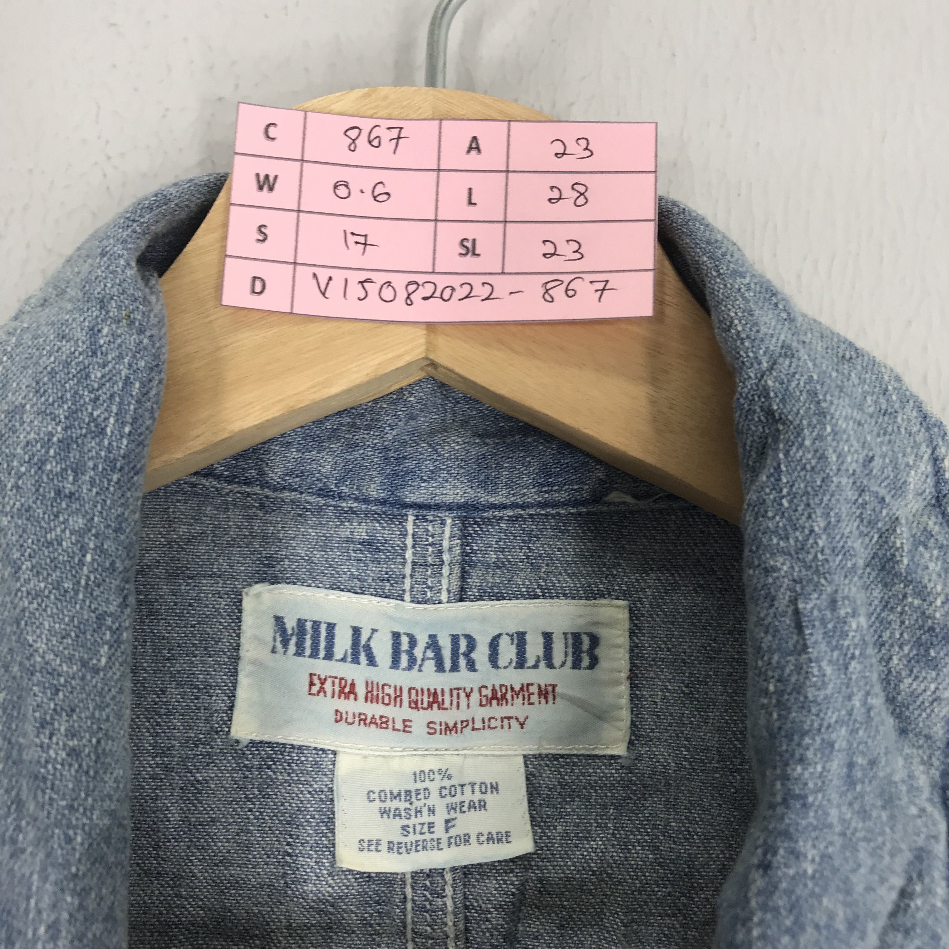 Japanese Brand Vintage Blue Indigo Labour Denim Jacket Utility Worker Size US M / EU 48-50 / 2 - 7 Thumbnail