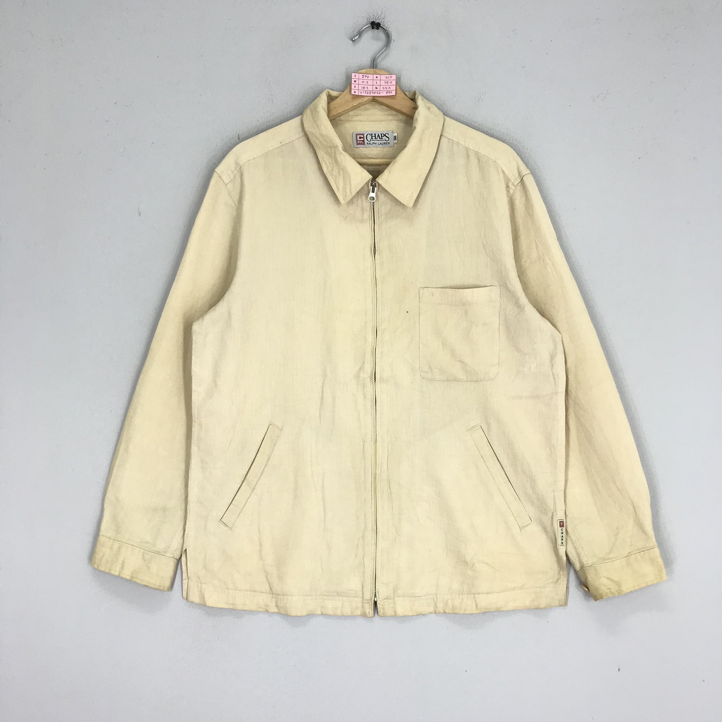 Chaps Ralph Lauren Vintage Chaps Ralph Lauren Worker Zipper Jacket Size US M / EU 48-50 / 2 - 1 Thumbnail